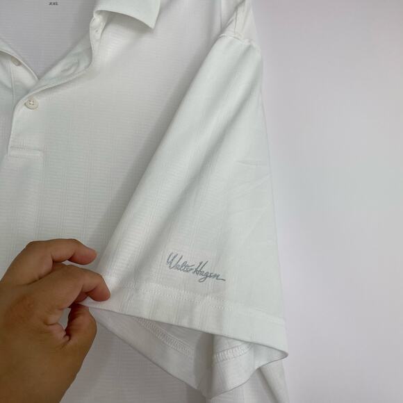 Walter Hagen Essentials White Polo Shirt Men's size XXL - Picture 4 of 11